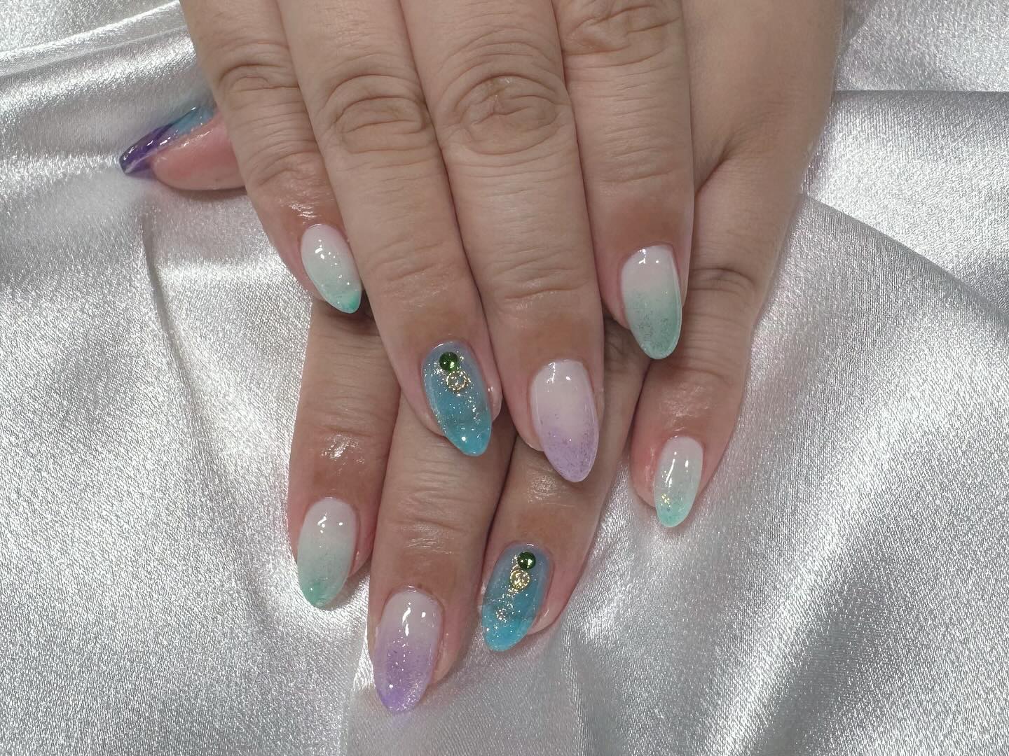 rino ネイルチップ 痛ネイル ネイル オーダー イメージネイル リピ ありがとうございました☺️💓 #ネイルチップオーダー #痛ネイル